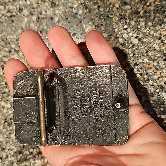 AMAZING VINTAGE BTS 1978 BRLT BUCKLE..THE RIGHT TO KEEP AND BEAR ARMS - Picture 3 of 5